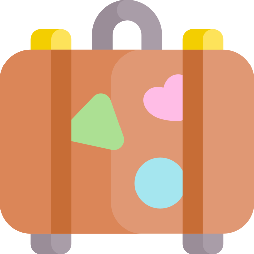 bolsa de viaje icono gratis