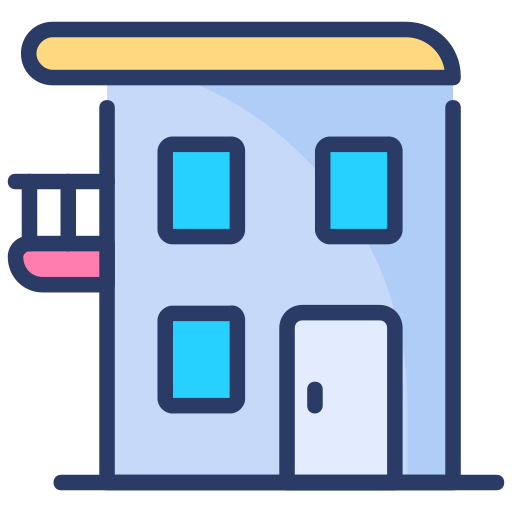 Apartment Generic Outline Color icon