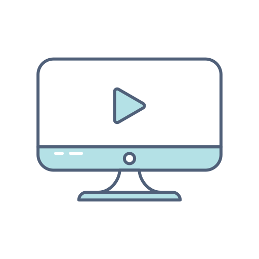 reproductor de video icono gratis