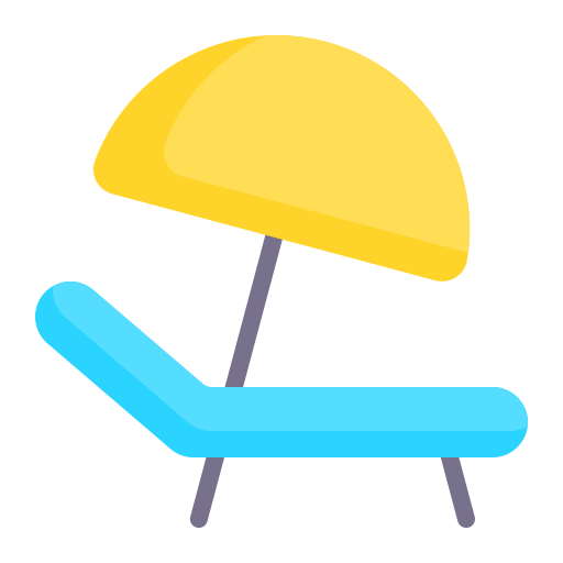 Beach chair Generic Flat icon