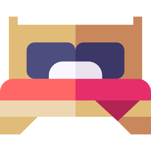 Double bed free icon Double bed free icon