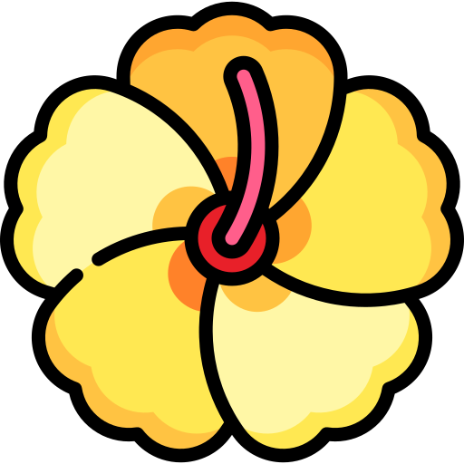 hibiscus Icône gratuit hibiscus Icône gratuit