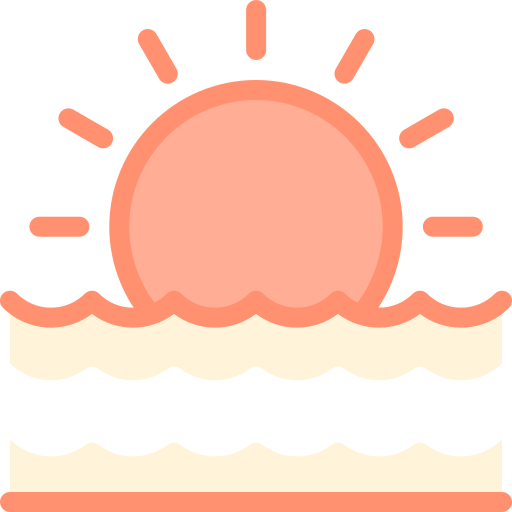 atardecer icono gratis