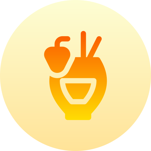 Cocktail Basic Gradient Circular icon