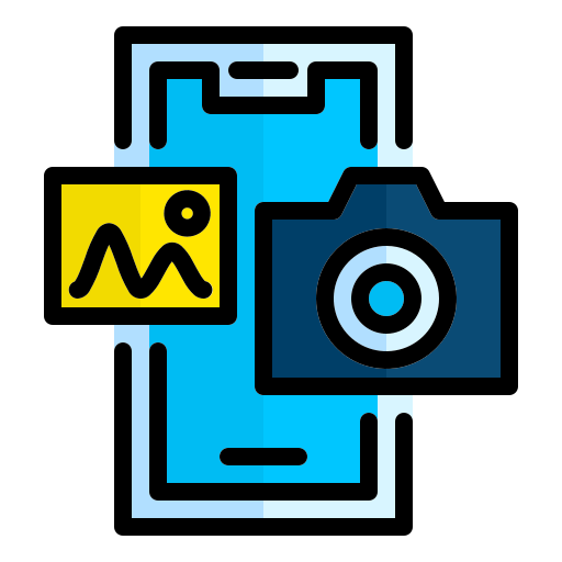 camara movil icono gratis