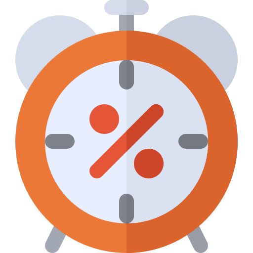 Alarm Basic Rounded Flat icon