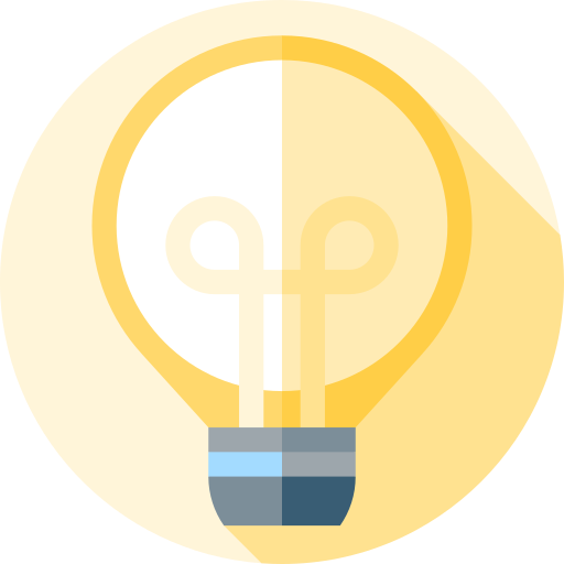 Idea Flat Circular Flat icon