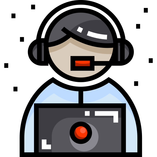 vendedor telefónico icono gratis