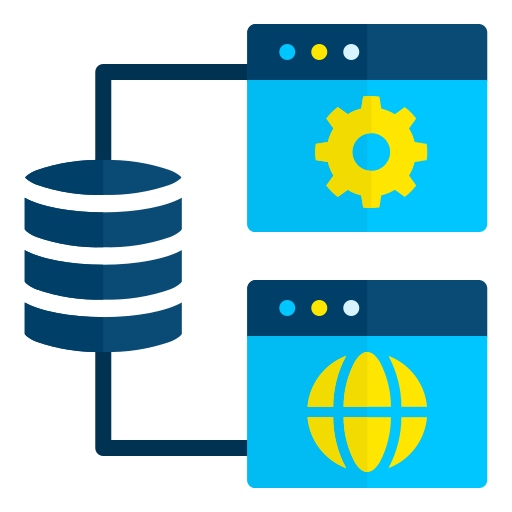 gestión de base de datos icono gratis