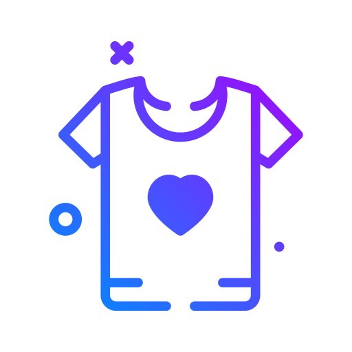 Tshirt Generic Gradient icon