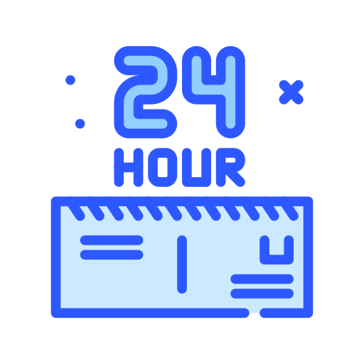 24 horas icono gratis