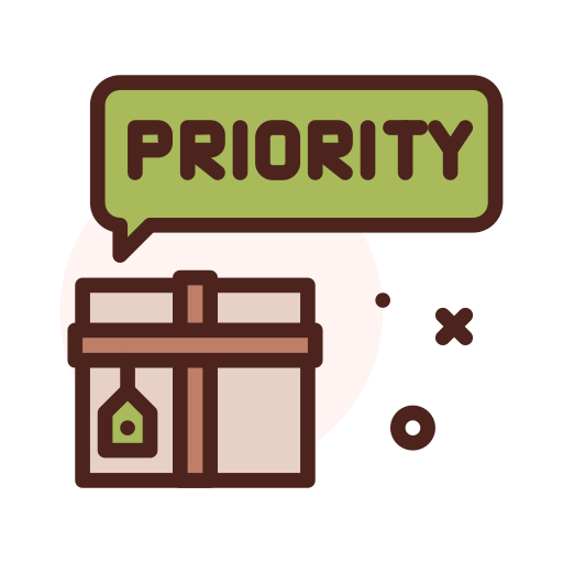 prioridade grátis ícone