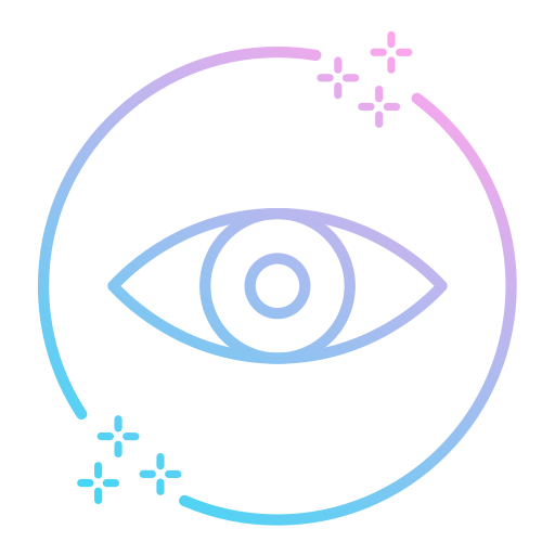 visión icono gratis