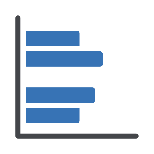 Graph Generic Blue icon