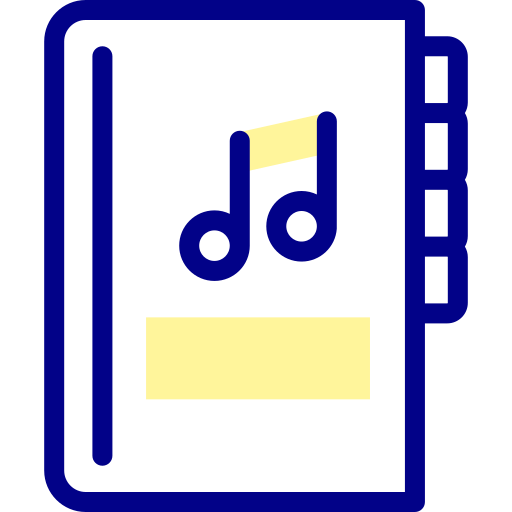 livro de musica grátis ícone