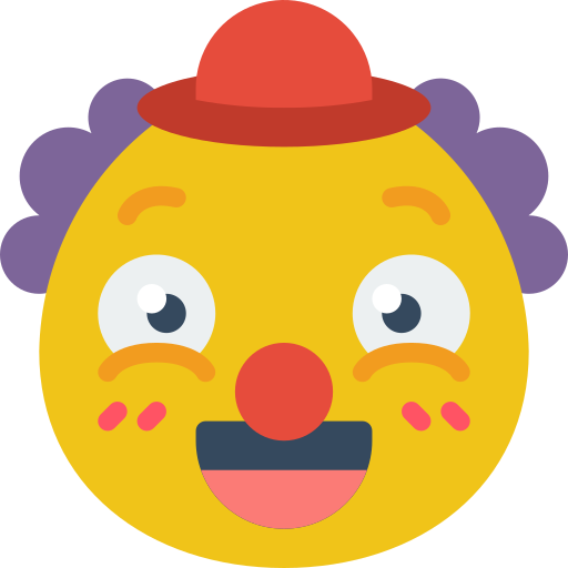 Clown Basic Miscellany Flat icon