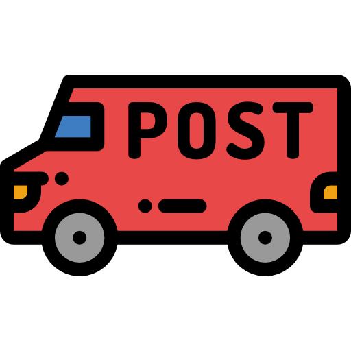 camión de reparto icono gratis