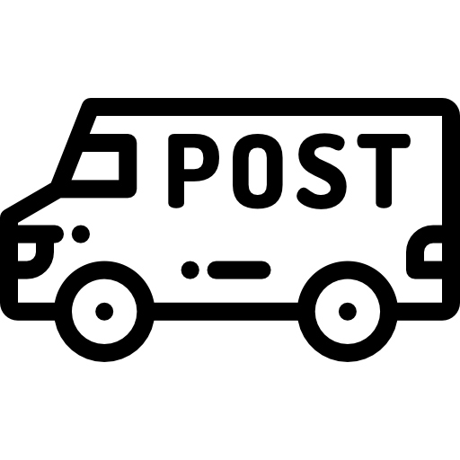 camión de reparto icono gratis