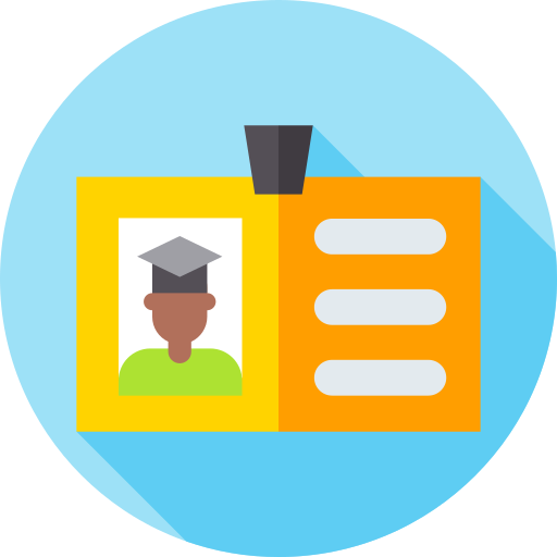 carte d'étudiant Icône gratuit