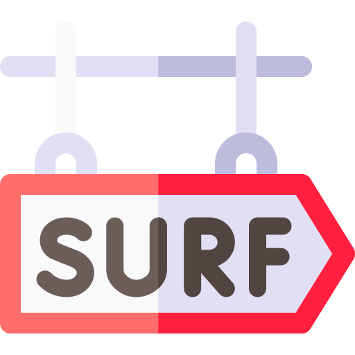 Surf free icon Surf free icon