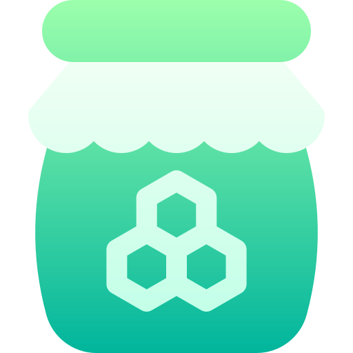 Honey jar Basic Gradient Gradient icon