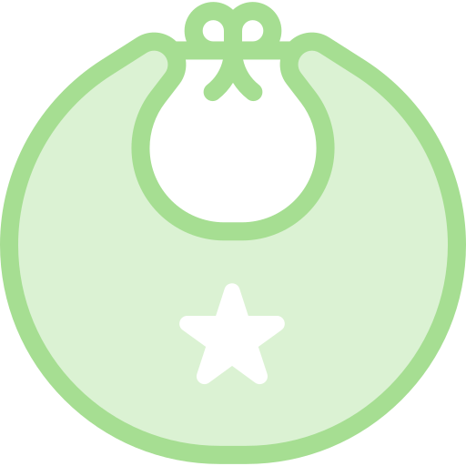 bavoir Icône gratuit