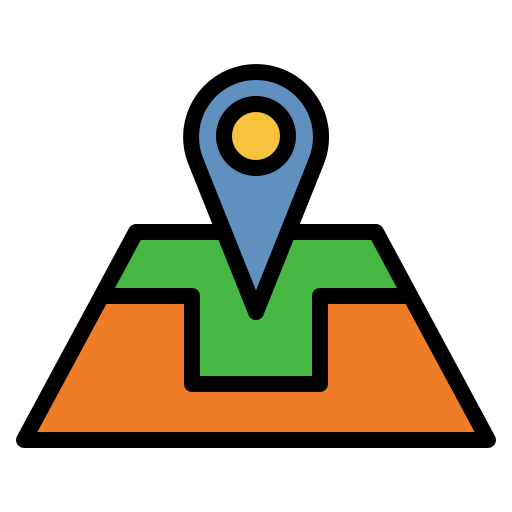 marca de ubicación icono gratis