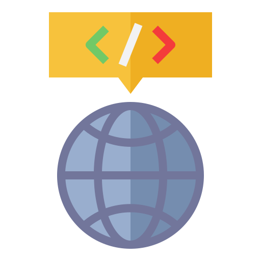 lenguaje de codificación icono gratis