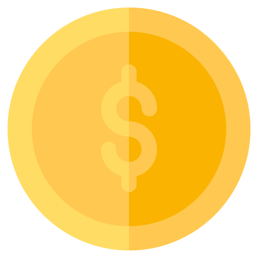 monedas icono gratis