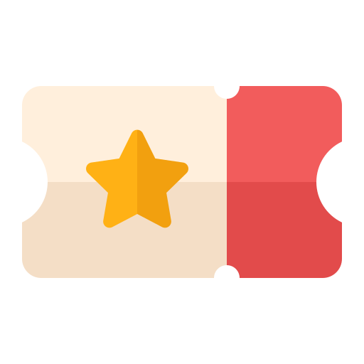 Ticket free icon
