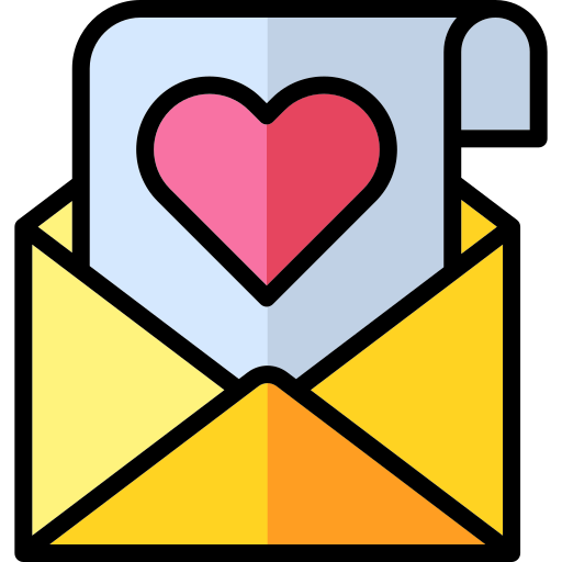 Love letter Generic Outline Color icon