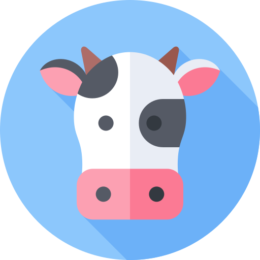 vaca icono gratis