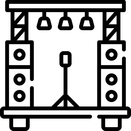Stage free icon Stage free icon