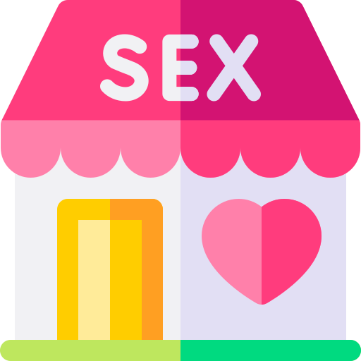 Sex Shop Basic Rounded Flat Icon