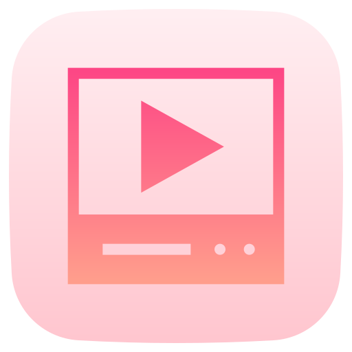 reproductor de video icono gratis