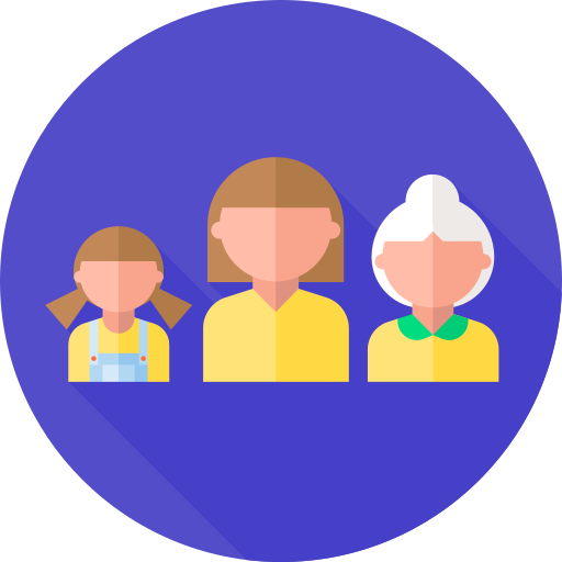 Age group Flat Circular Flat icon