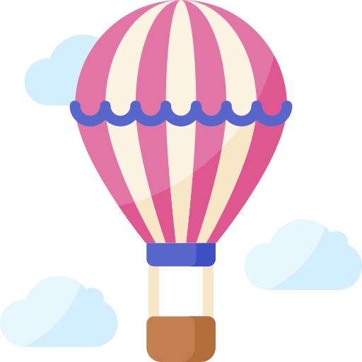 Hot air balloon Special Flat icon