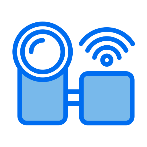 Cam recorder Generic Blue icon