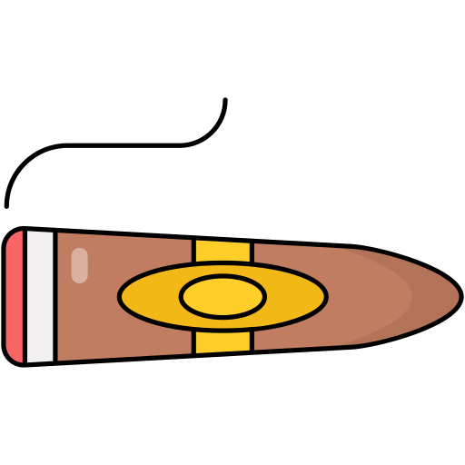 Cigar Generic Outline Color icon