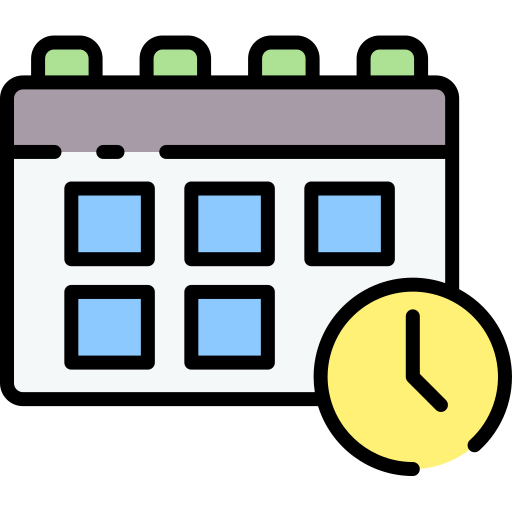 Schedule Good Ware Lineal Color icon