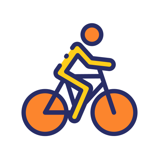 Cycling - Free transport icons