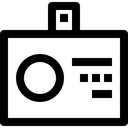 신분증 무료 아이콘