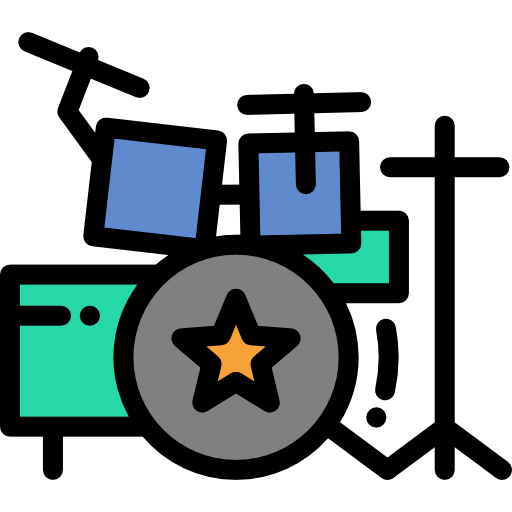 Drum set free icon