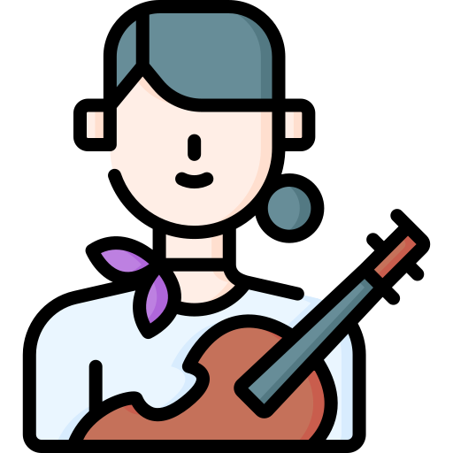 violoniste Icône gratuit violoniste Icône gratuit