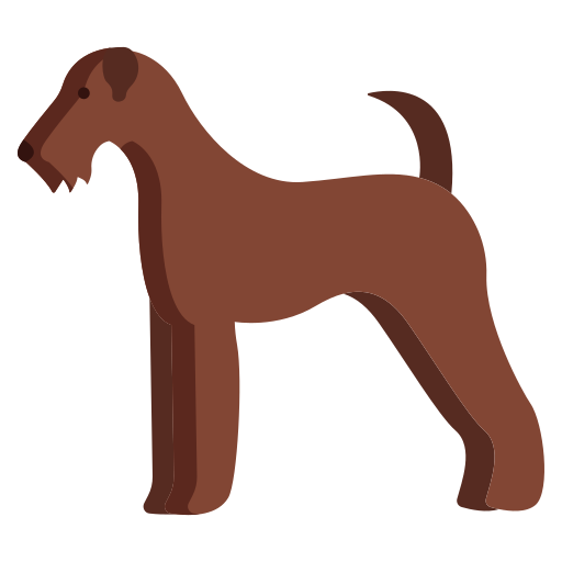 terrier de airedale icono gratis