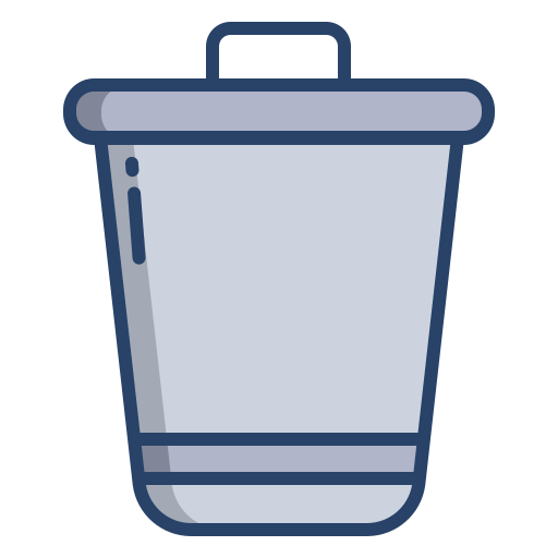 contenedor de basura icono gratis