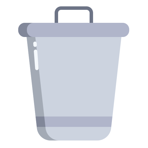 Trash bin Icongeek26 Flat icon