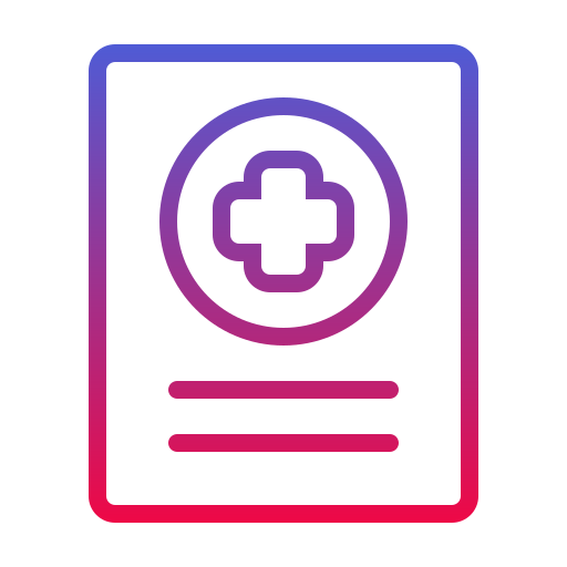 informe médico icono gratis