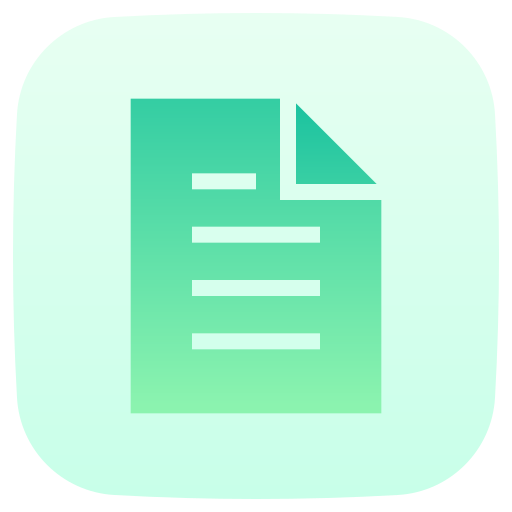 Document Generic Flat Gradient icon