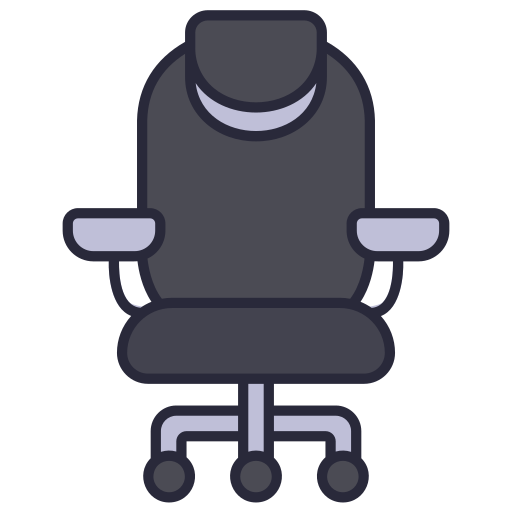 Desk chair Generic Outline Color icon